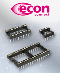 Bauteile leicht tauschen: Die IC-Flachsockel von econ connect