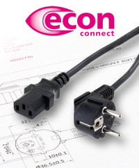 Unter Spannung: Die Netzkabel von econ connect