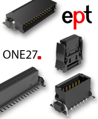 1,27 mm SMT-Steckverbinder Serie One27 von ept