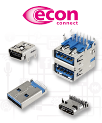 So universell wie Ihre Anwendung: Die USB-Steckverbinderserien von econ connect